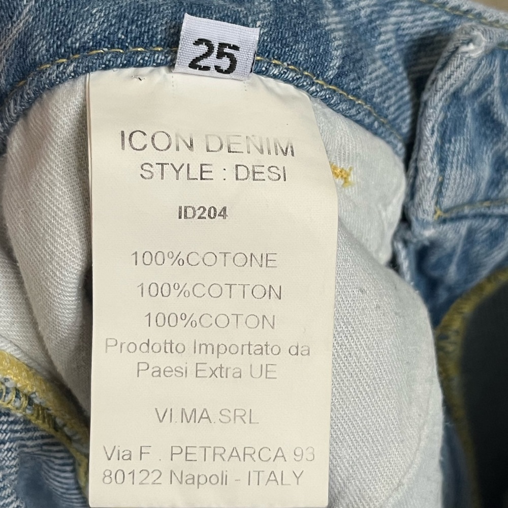 Light Blue Flared Women Jeans - Picture 11 of 11